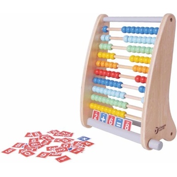 Classic World Многоцветно дървено сметало с карти