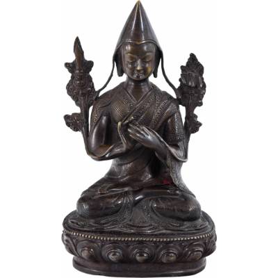 Sanu Babu Lama Conghapa, kovová soška, 22cm