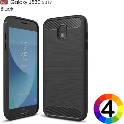Samsung Galaxy J5 (2017) Удароустойчив Carbon Fiber Калъф и Протектор