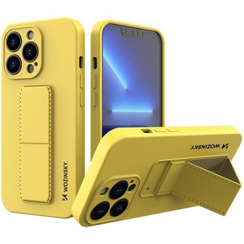 Wozinsky Калъф Wozinsky Kickstand, със стойка, за iPhone 13 mini, жълт (9145576234310)