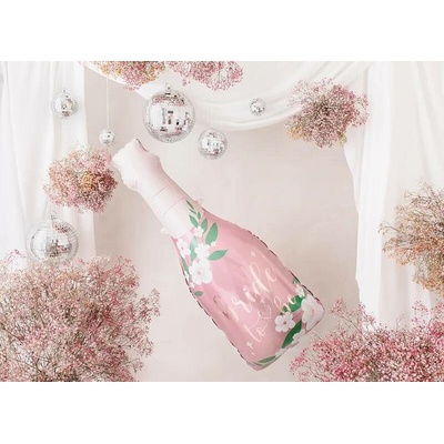 PartyDeco Fóliový balón Bride to be 36 x 98 cm
