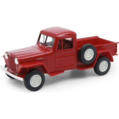 Welly 1947 Jeep Willys pickup šedý 1:34