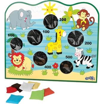 Image 1 of Legler Детска игра за хвърляне в цел Африка, 42 x 17 x 36 см на Small Foot