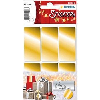 Herma Самозалепващи се етикети, 26 х 54 mm, златисти, 18 бро (1540100148)