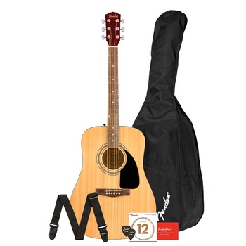 Fender Акустична китара Fender FA-115 Pack V2 - в комплект с калъф, колан, струни и перца by Fender