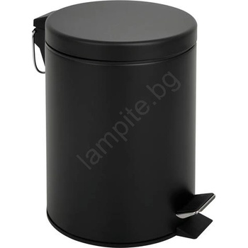UTC Кош за отпадъци 5 л, черен (ut0060)