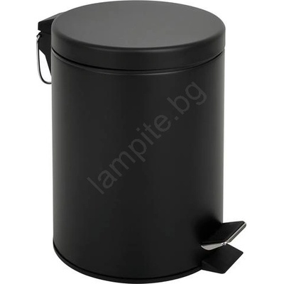 UTC Кош за отпадъци 5 л, черен (ut0060)