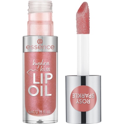 essence Hydra Kiss hydratačný olej na pery 11 Rosy Sparkle 4 ml
