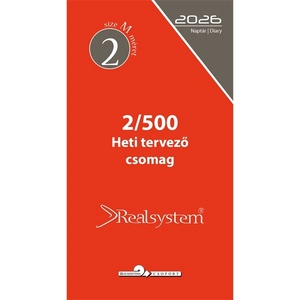 REALSYSTEM 2/500 годишен седмичен график пръстен календар аксесоар 2500-00 (2500-00)