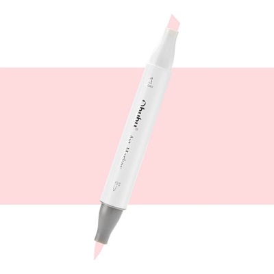 Lihová fixa OHUHU oboustranná Brush & Chisel, Light Salmon Pink (R030)
