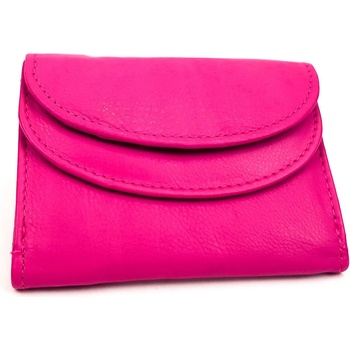 Розово средно портмоне