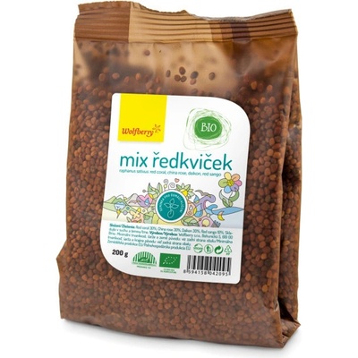 Wolfberry BIO Mix ředkviček - semínka na klíčení 200 g