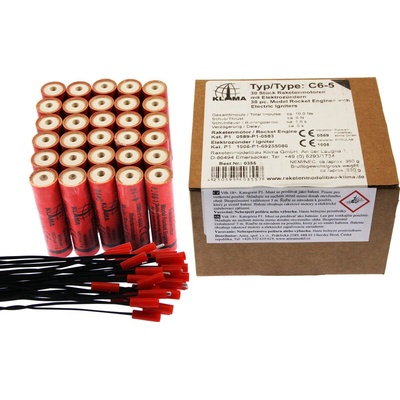 Klima raketový motor C6-5 EL 30ks