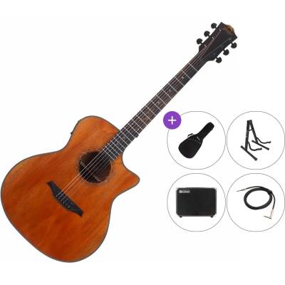 BromoGuitars BAT2MCE Premium SET Natural Електро-акустична китара Джъмбо