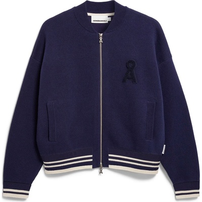 Armedangels Дамско ежедневно яке ARMEDANGELS Women's Iconic Å Bomber Jacket Casual jacket - Tinted Navy / Oatmilk - размер XL (103-2911-0215)