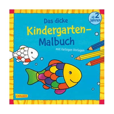 Das dicke Kindergarten-Malbuch. Bd.2