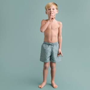 Swim Essentials : Детски плувни шорти с UV50+ "Green leopard (SWE-2023SE739)