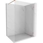 Mexen Lunar преградна стена за душ Walk-in дясна 90 x 200 см, прозрачна 8 мм, матова мед - 830-090-000-65-00-P (830-090-000-65-00-P)