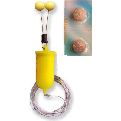 Bubeník číhátko svítící bateriové odpadávací žlutá 2 ks