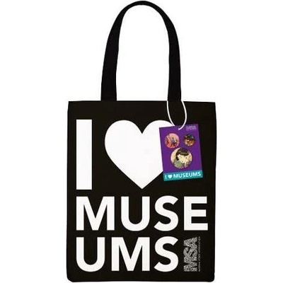 Mudpuppy I Heart Museums taška Tote Bag