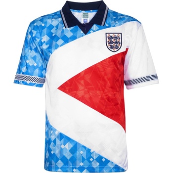 Image 1 of Score Draw Футболна фланелка Score Draw Score England 1990 Mash Up Retro Football Shirt - Blue