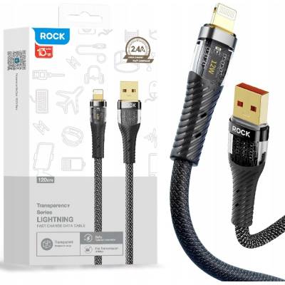 Baseus CALKLF-BG1 Cafule USB / Lightning QC 3.0 2.4A, 1m, černo-sivý