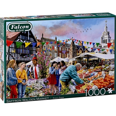 Falcon Пъзел Falcon от 1000 части - Пазарното градче Сафрон Уолдън в Есекс, Великобритания (1110500241)