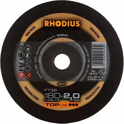 Rhodius Rezný kotúč 180 x 2,0 x 22,23 mm 206374