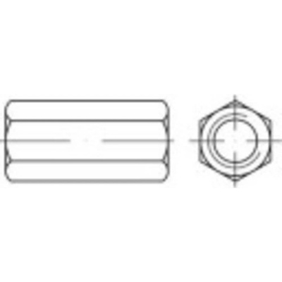 TOOLCRAFT TO-5444181 šesťhranné matice M10 88087 ocel glavanizované zinkom 100 ks