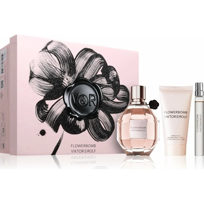 Viktor & Rolf Flowerbomb EDP 100 ml + Viktor & Rolf Flowerbomb EDP 10 ml + telové mlieko 50 ml