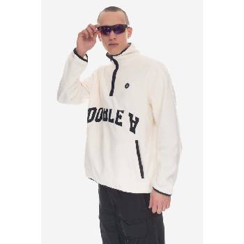 Wood Wood Суичър Wood Wood Jay Zip Fleece Sweatshirt 10245612-2487 OFF WHITE в бяло с принт (10245612.2487)