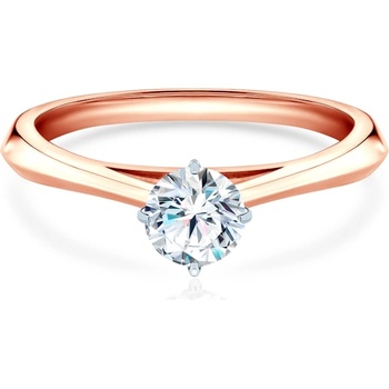 SAVICKI Годежен пръстен The Light: двуцветно злато, диамант