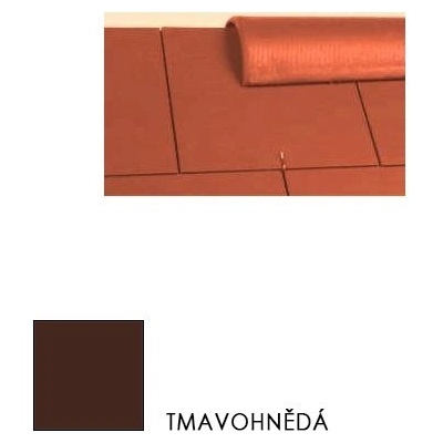 Cedral Eternit hřebenáč 400 x 120 mm tmavě hnědá