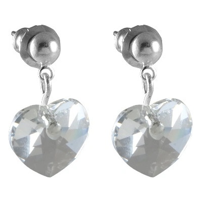 JSB se Swarovski Elements tvar srdce čiré 793902 krystal