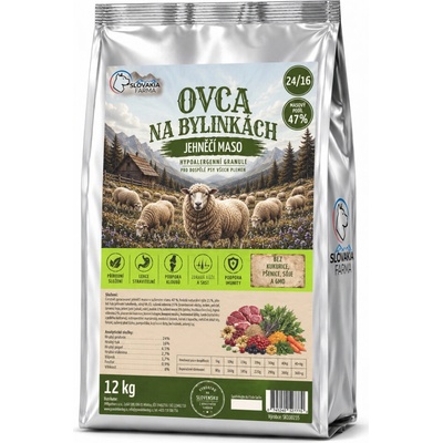 Slovakia Farma Ovca na bylinkách Adult All Breed 24/16 hypoalergenní 1 kg