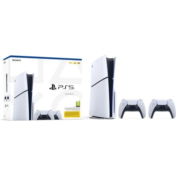 Image 1 of Sony PlayStation 5 (PS5) Slim + Extra DualSense Controller