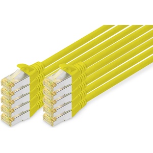 ASSMANN LAN cable Cat 6A - 2 m - 10 pieces - S/FTP shielded - yellow - DK-1644-A-020-Y-10 (DK-1644-A-020-Y-10)
