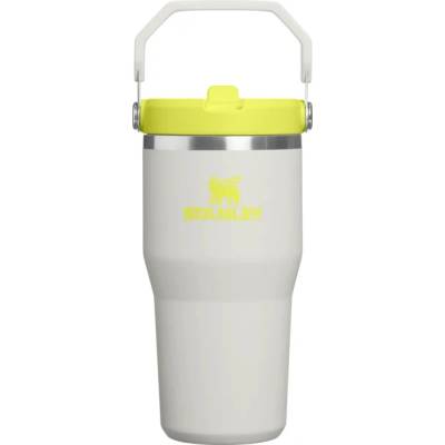 Stanley termoláhev s integrovanou slámkou The IceFlow Flip Straw 2.0 Tumbler 600 ml 20oz Pale Stone Atomic