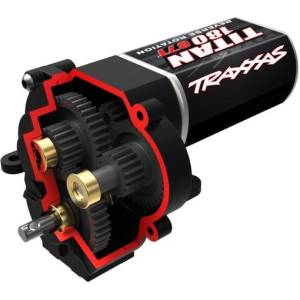 Traxxas скоростна кутия пълен висок диапазон 16.6: 1 с мотор