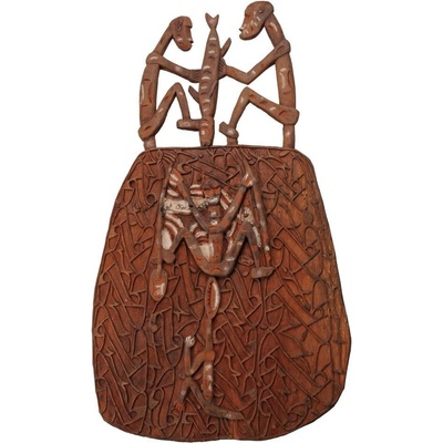 Štít Asmat dřevořezba 87 cm