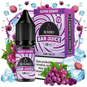 Bombo Bar Juice Super Grape Ice Nic Salts 10ml