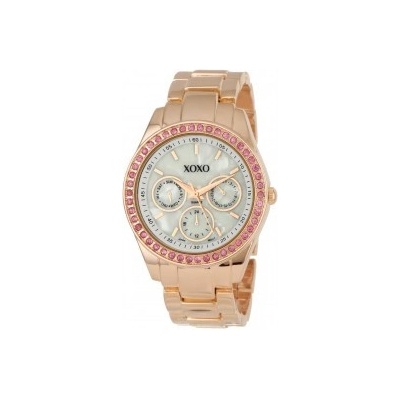 XOXO RoséGold s kryštálmi XO5298A