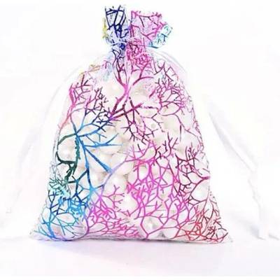 Unique Dárkový sáček organza barevný 9x12cm