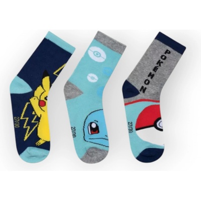 Pokémon I Detské ponožky 3 balenie