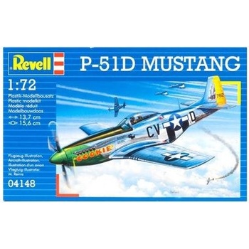 Revell Plastic ModelKit letadlo 04148 P-51D MUSTANG 1:72