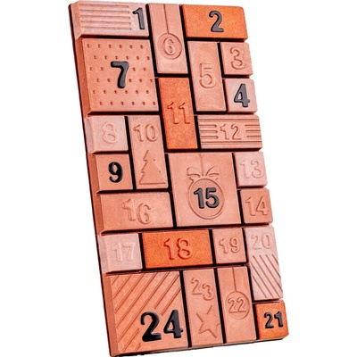 MARTELLATO MA forma NA TABULKY COUNTDOWN (na adventní tabulku) 100x180mm 10,5mm 200g