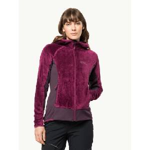 Jack Wolfskin Полар rotwand hooded fz w - sportdepot - 82,14 лв