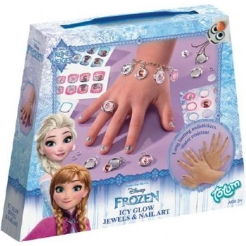 Šperky obtisky na nehty Ledové království Frozen v krabičce
