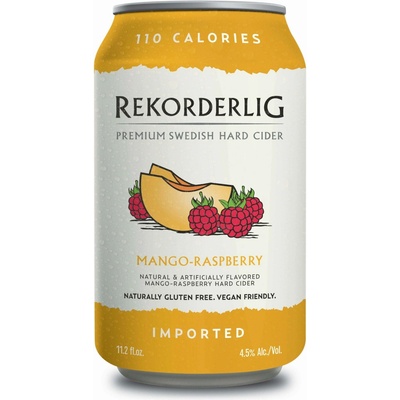 Rekorderlig Mango Raspberry Cider 24 x 0,33 l (plech) – Zbozi.Blesk.cz