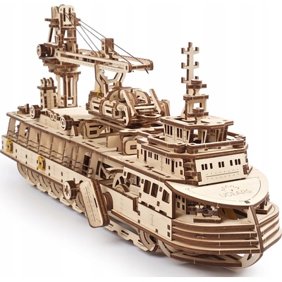 Ugears 3D puzzle Research Vessel – Výskumné plavidlo 575 ks